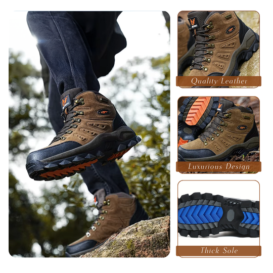 Ethan | Rugged Orthopedic Waterproof Hiking Boots