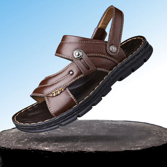 Sean | Men's Non-slip Leather Orthopedic Sandals