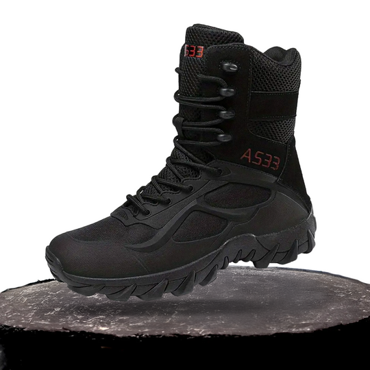 Alec | Men's Shock Absorbing Rubber Sole Military Boots
