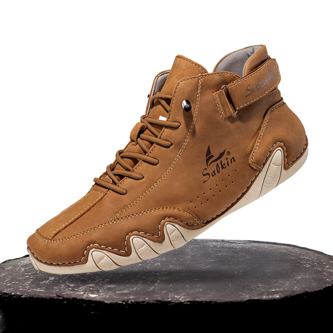 Collerina | Comfortable Orthopedic High Shoes Made of Faux Leather