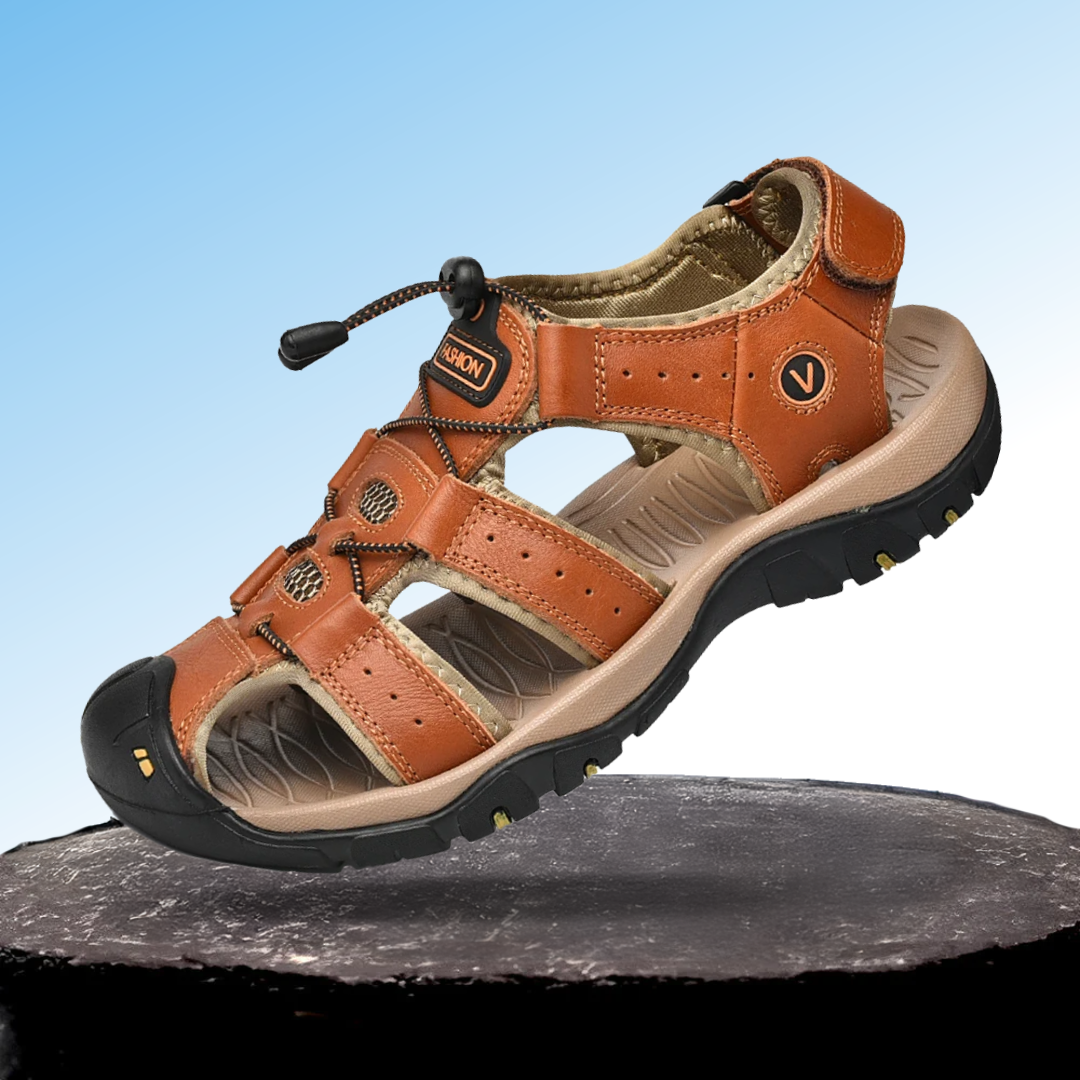 Jaden | Leather Men Casual Orthopedic Sandals