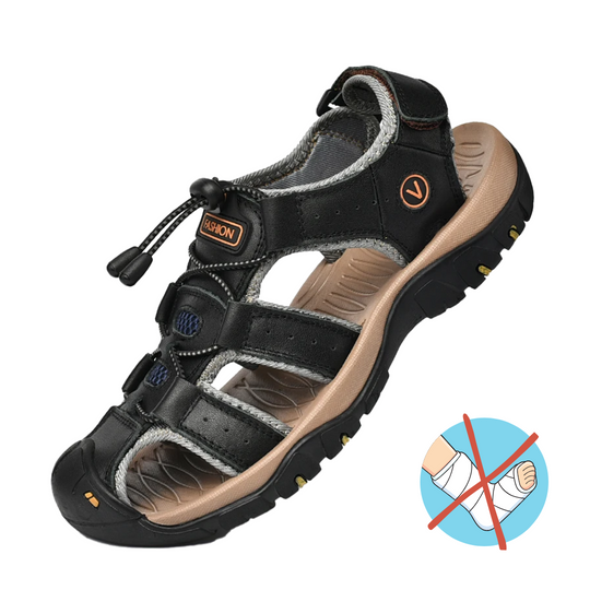 Jaden | Leather Men Casual Orthopedic Sandals