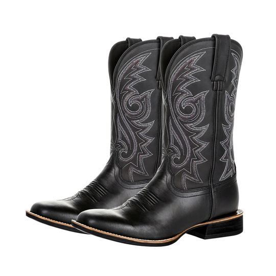 Kian | Rustic Embroidery Midcalf Boots
