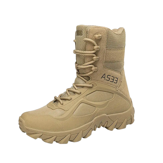 Alec | Men's Shock Absorbing Rubber Sole Military Boots