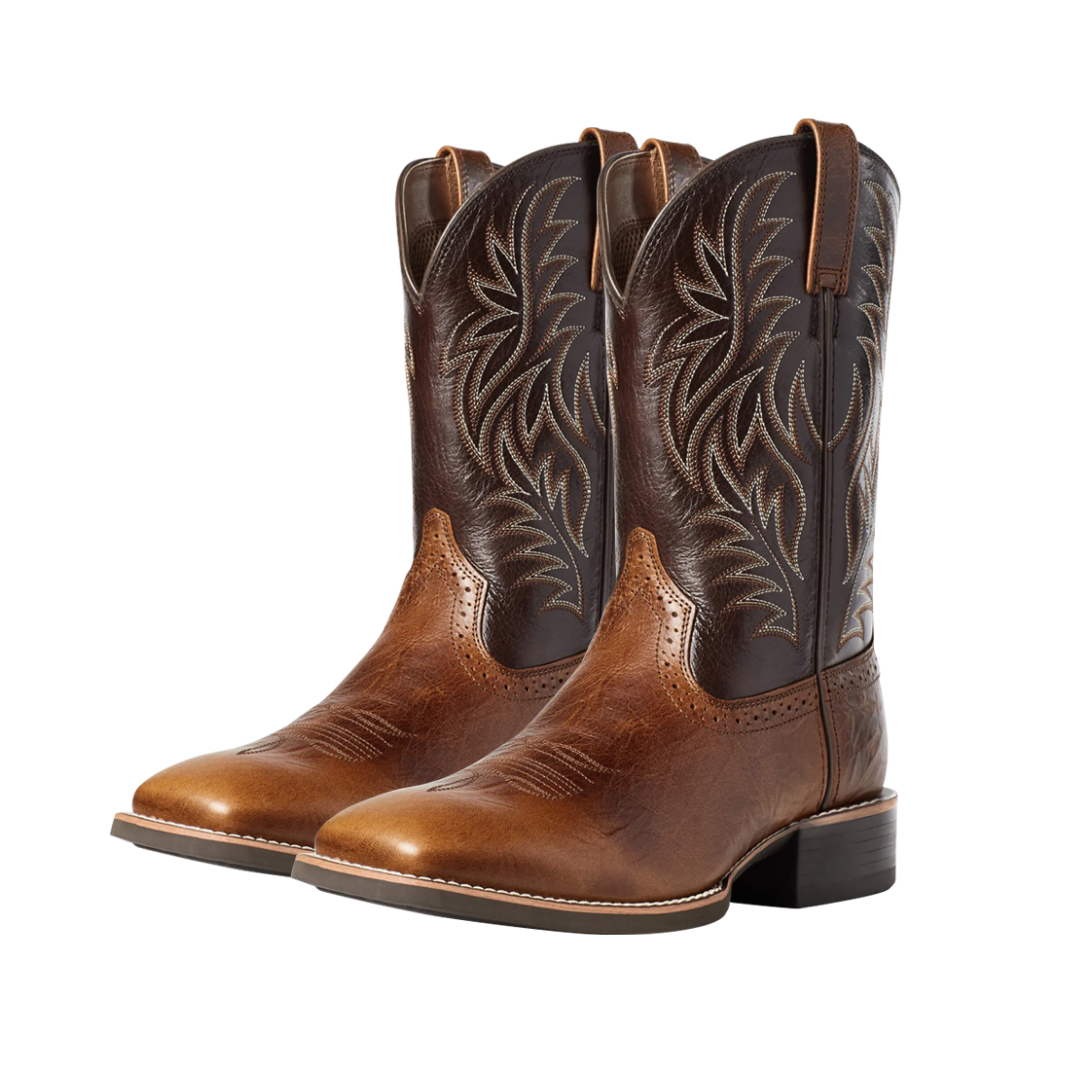 Henning | Midcalf Embroidered Cowboy Boots