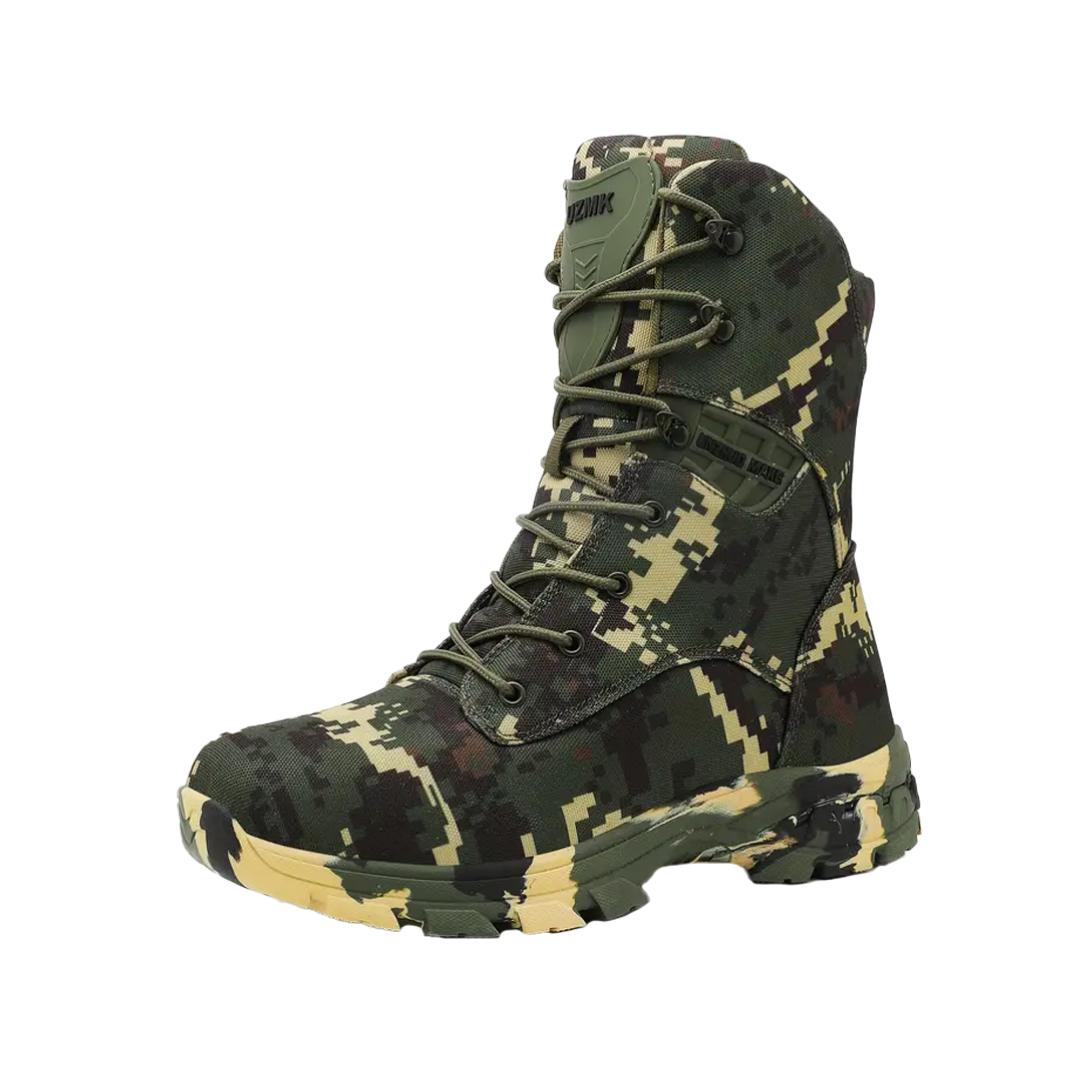 Zack | Men's Durable High-Top Camouflage Military Boots