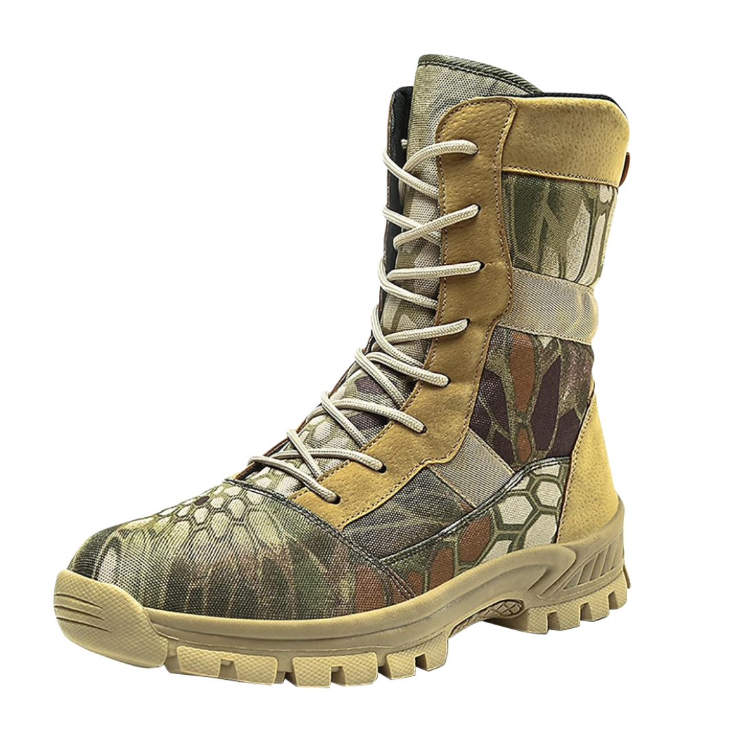 Hugh | Men's High Camouflage Tactical Military Boots