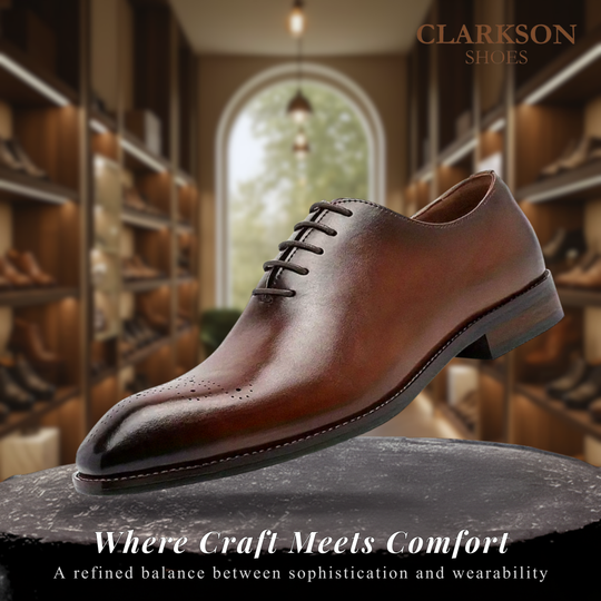 Ashton | Cow Leather Upper Plain Toe Oxford Shoes