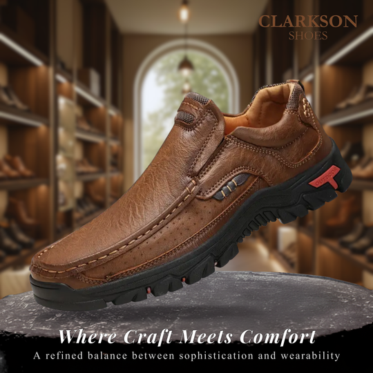 Carl | Fashionable Loafers with Stitching for Men