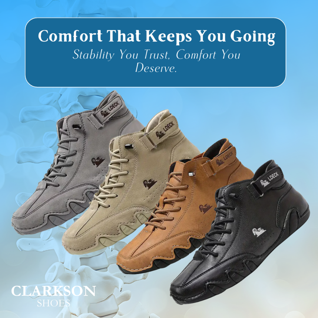 Darren | Men's High Top Orthopedic Casual Shoes