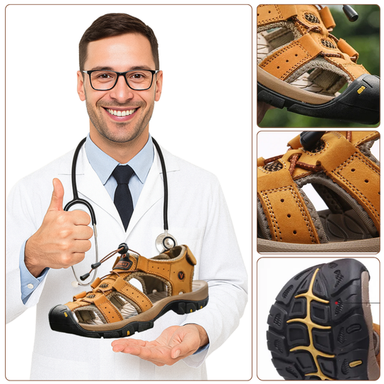 Elijah | Men Flat Orthopedic Sandals