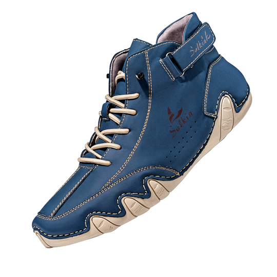 Collerina | Comfortable Orthopedic High Shoes Made of Faux Leather