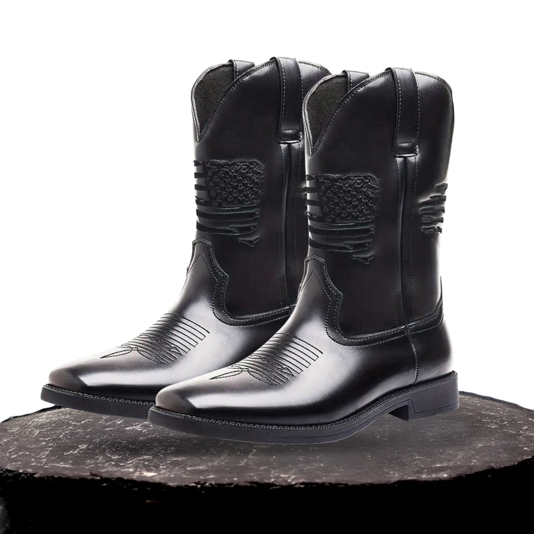 Leo | Western Style Stitched Boots