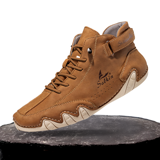 Collerina | Comfortable Orthopedic High Shoes Made of Faux Leather