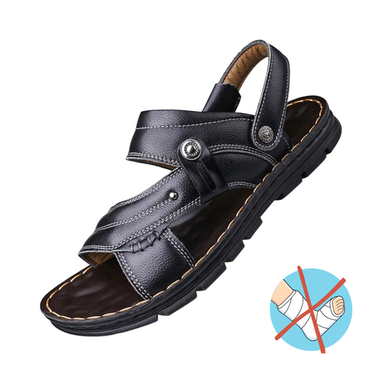 Sean | Men's Non-slip Leather Orthopedic Sandals