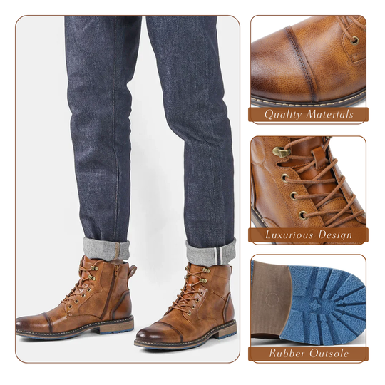 Thor | Men's Retro Comfortable Spring Military Boots