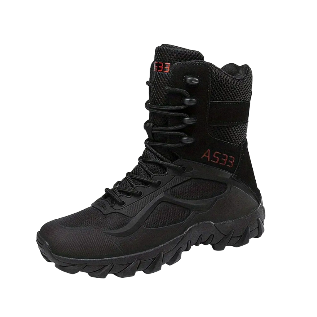 Alec | Men's Shock Absorbing Rubber Sole Military Boots