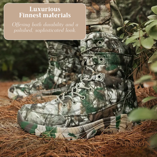 Arjun | Men's High Camo Durable Boots