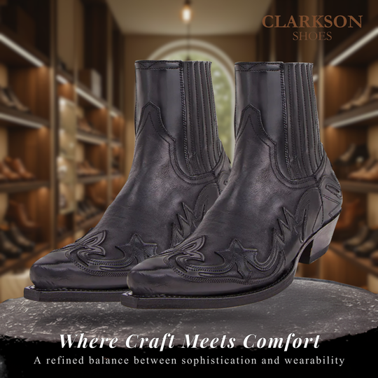 Brian | Classic Low Cut Cowboy Boots