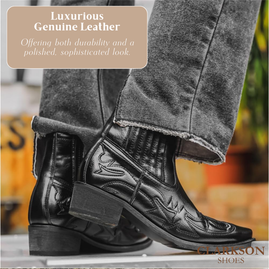 Brian | Classic Low Cut Cowboy Boots