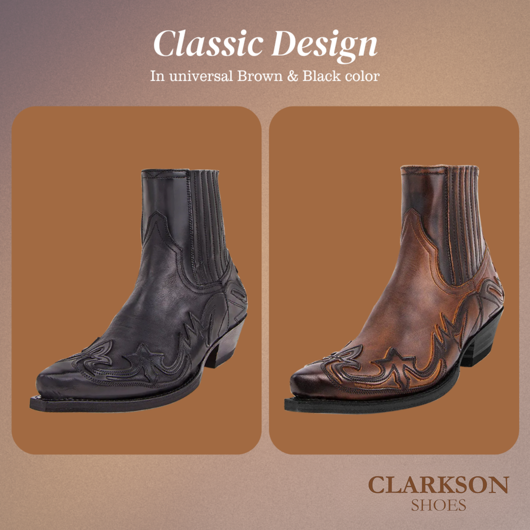Brian | Classic Low Cut Cowboy Boots