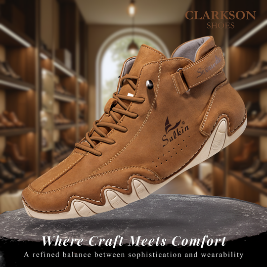 Collerina | Comfortable Orthopedic High Shoes Made of Faux Leather