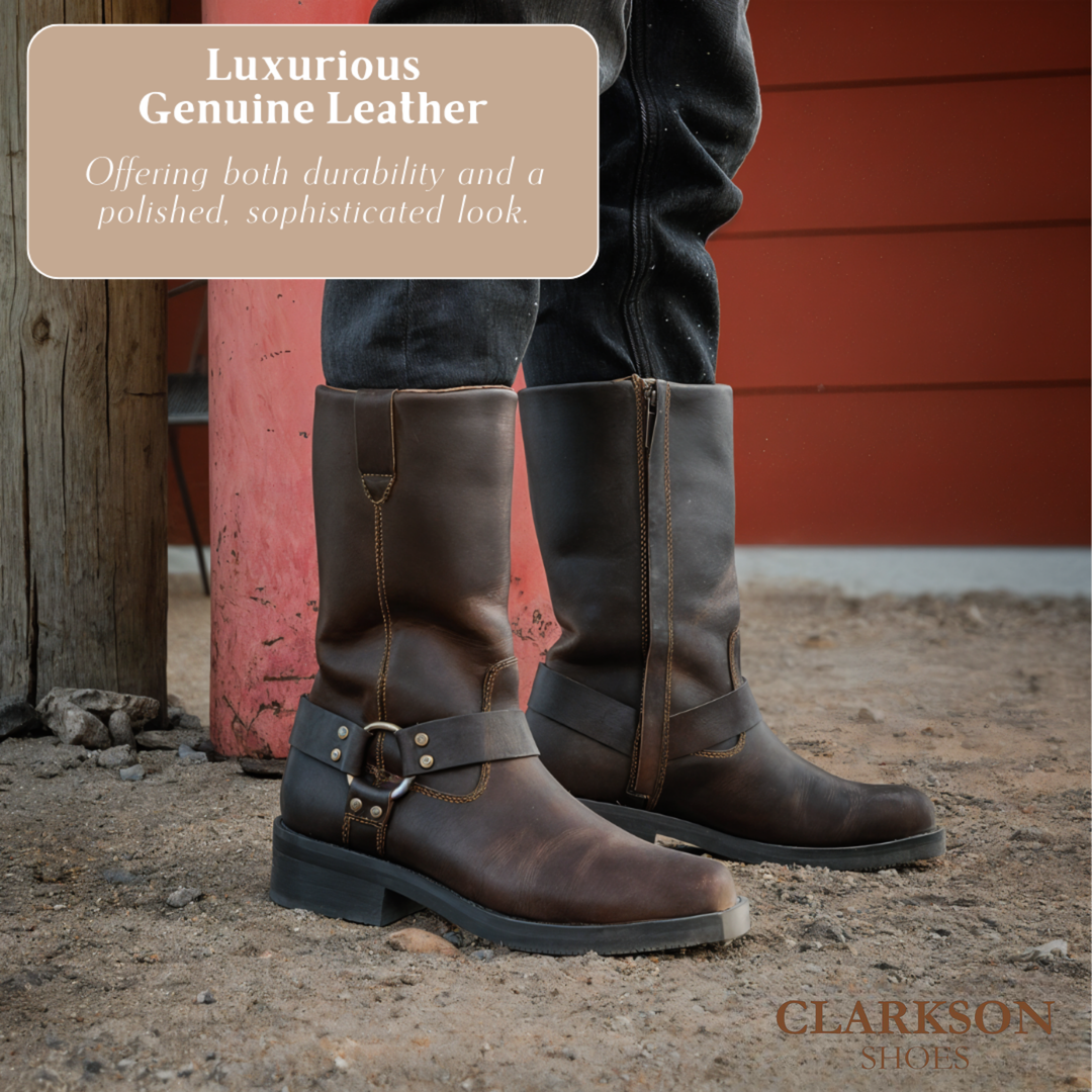 Elias | Retro Mid-calf Leather Boots