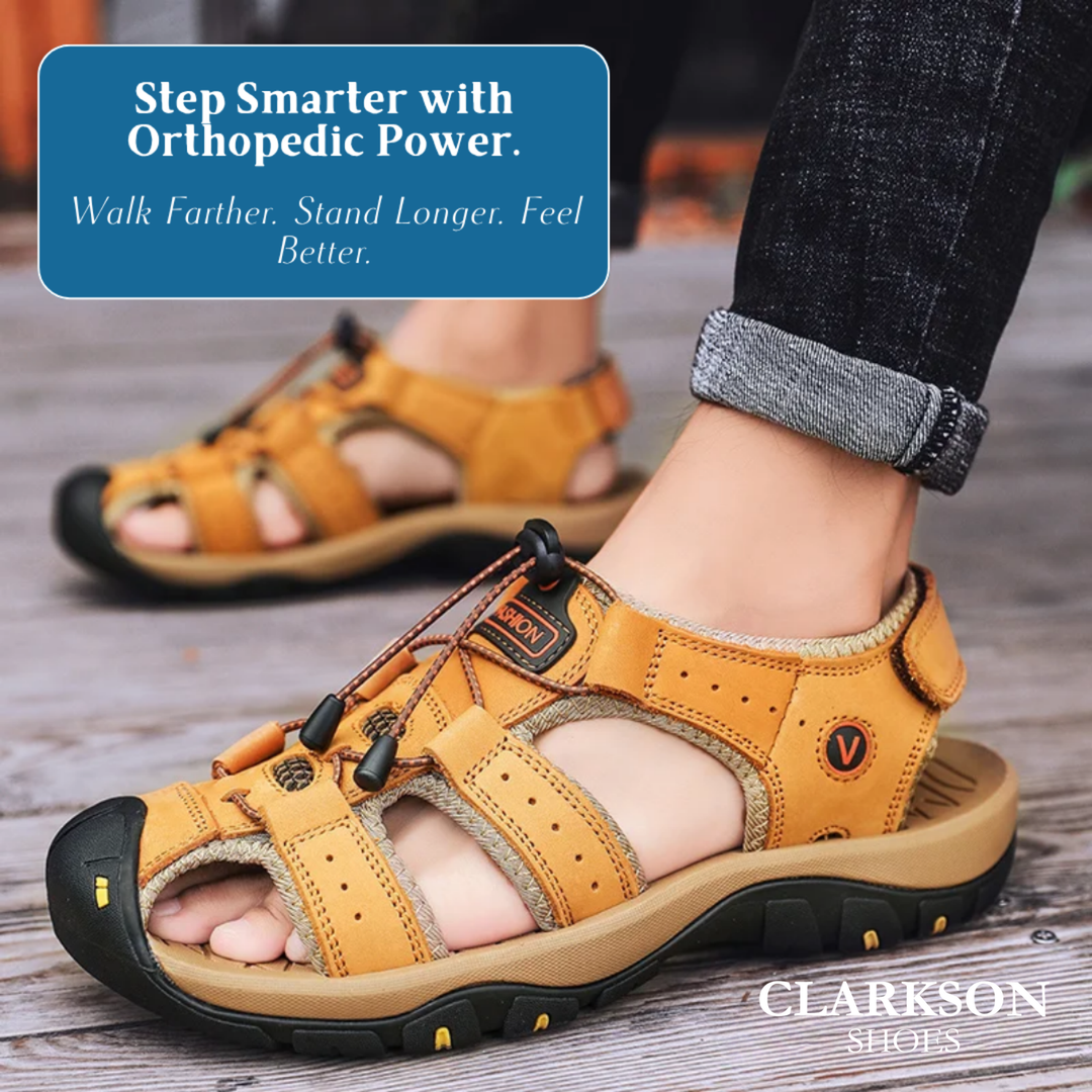 Elijah | Men Flat Orthopedic Sandals