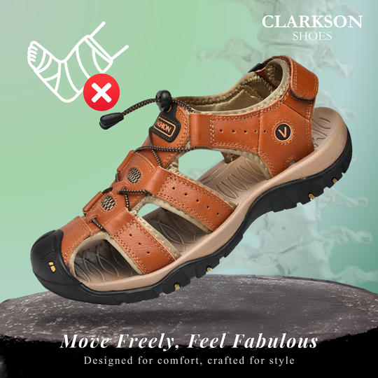 Jaden | Leather Men Casual Orthopedic Sandals