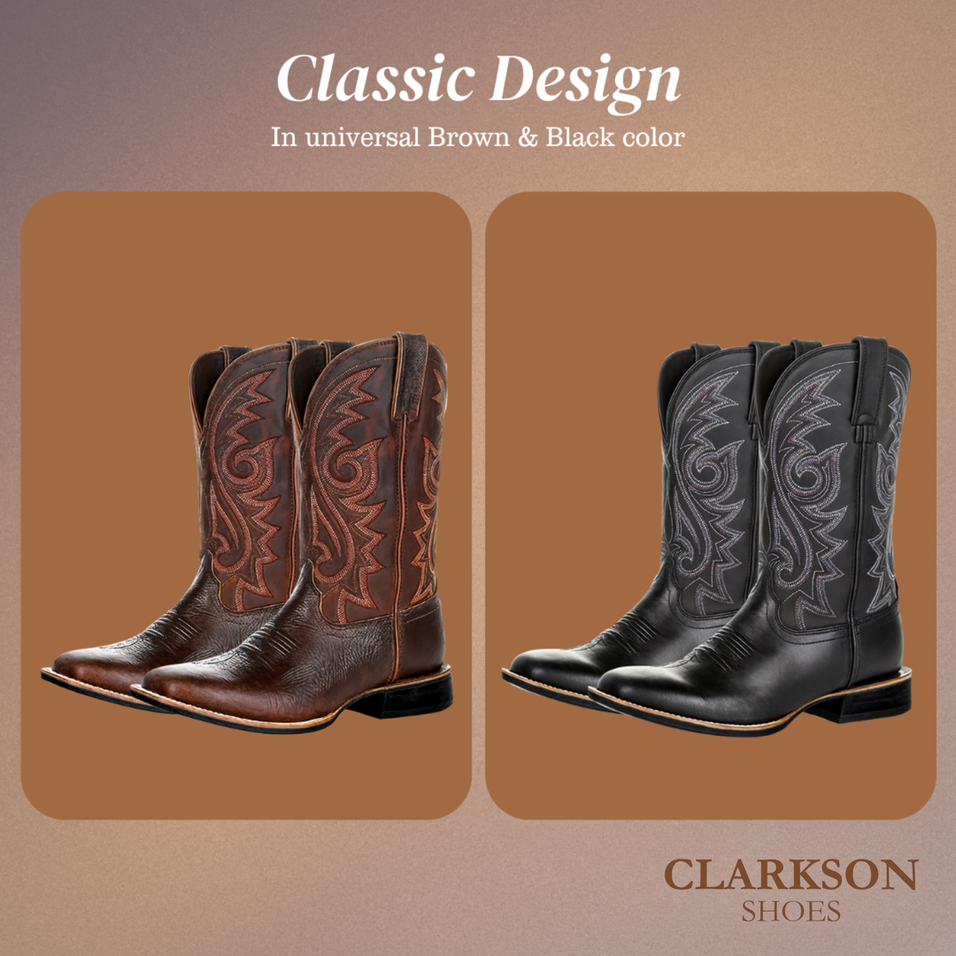 Kian | Rustic Embroidery Midcalf Boots