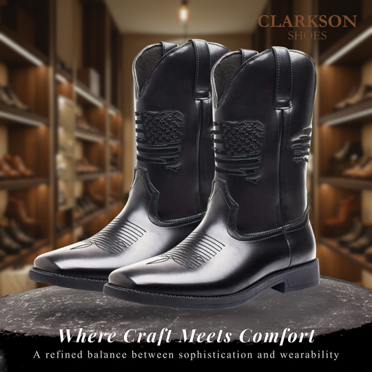 Leo | Western Style Stitched Boots