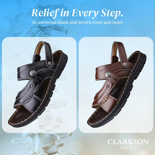 Sean | Men's Non-slip Leather Orthopedic Sandals