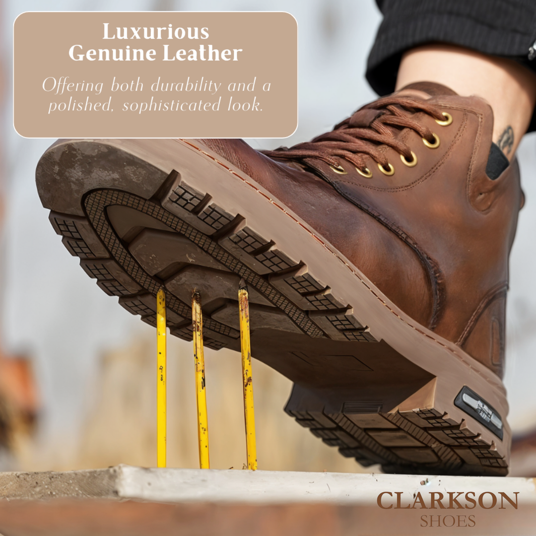 Walter | Cool Lace-Up Boots With Side Zip For Men